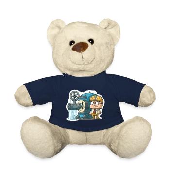 Power of Wind: Wind Energy - Teddy Bear - french navy - Front