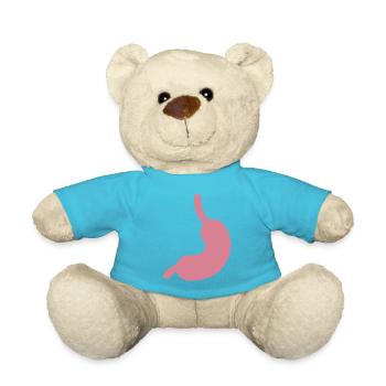 Magen Stomach Icon - Teddy - Atollblau - Vorne