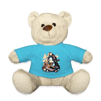 Rockin Penguin - Teddy Bear - atoll blue - Front