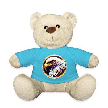 Bald eagle - Teddy Bear - atoll blue - Front