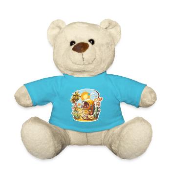 Das Abenteuer wartet auf Sie - Teddy - Atollblau - Vorne