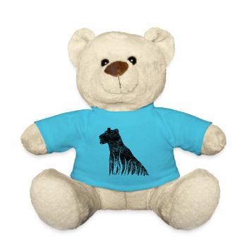 Lioness - Teddy Bear - atoll blue - Front