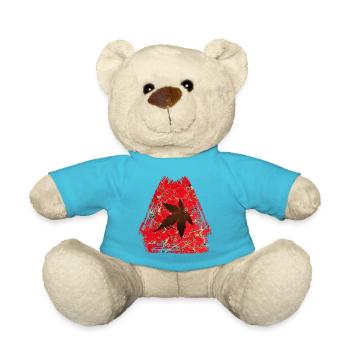 Autumn Leaf E 245 - Teddy Bear - atoll blue - Front