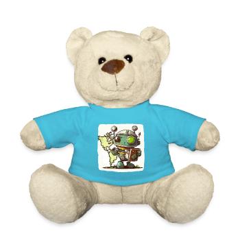 Roboter-Abenteurer - Teddy - Atollblau - Vorne