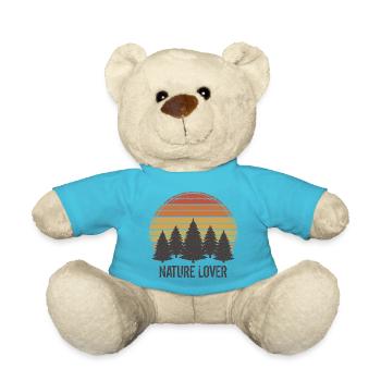 Nature Lover Nature lover Nature close to nature - Teddy Bear - atoll blue - Front
