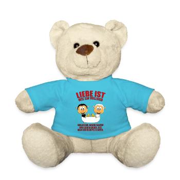 SCHAFE - SCHAF - BADEWANNE - LIEBE - LOVE - TIERE - Teddy - Atollblau - Vorne