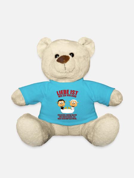 SCHAFE - SCHAF - BADEWANNE - LIEBE - LOVE - TIERE - Teddy - Atollblau
