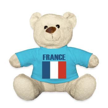 France Drapeau français - Nounours - bleu outremer - Devant