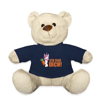 MÖHRE - KAROTTE - EINHORN - ICH MAG DICH! - Teddy - French Navy - Vorne