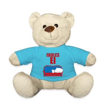 FAULES EI - SOFA - EIER - CHILLEN - RALAXEN - FAUL - Teddy - Atollblau - Vorne