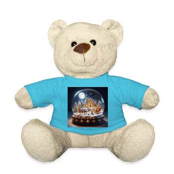 Christmas Christmas Tree Midnight Mass Santa Claus Gifts - Teddy Bear - atoll blue - Front