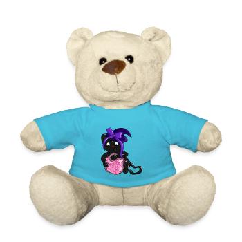 Le chat noir prédit l’avenir - Nounours - bleu outremer - Devant