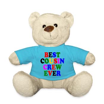 Best cousin crew ever - Teddy Bear - atoll blue - Front