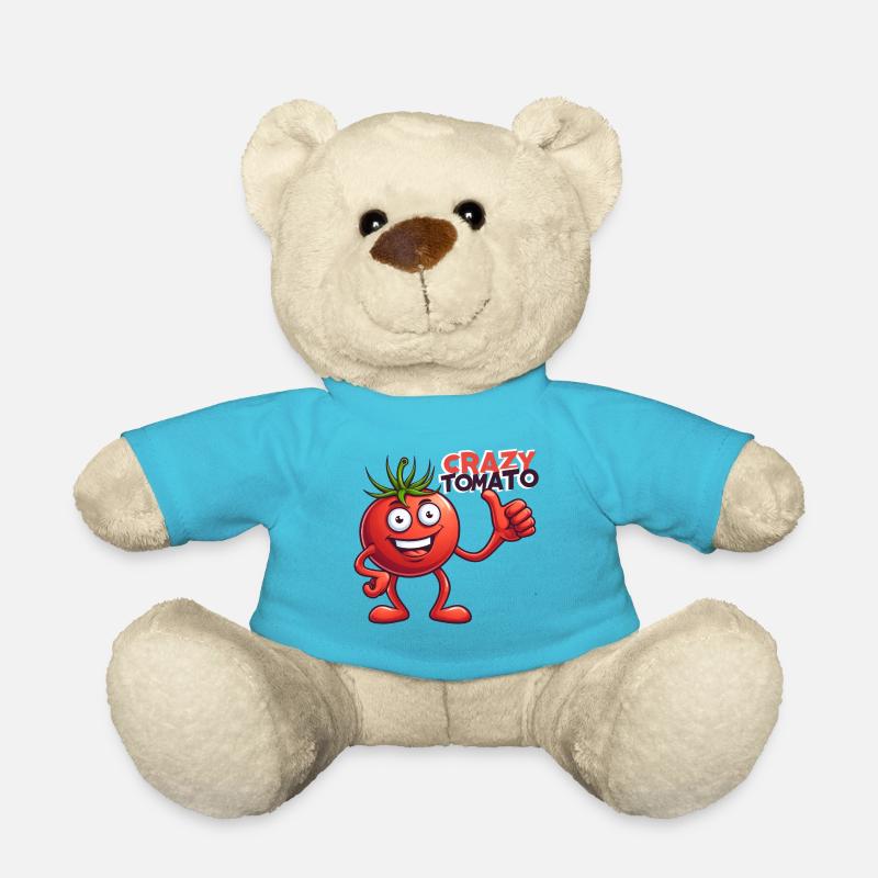 Légumes fous : Tomate avec pouce levé - Nounours - bleu outremer