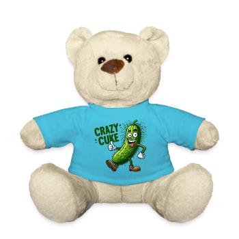 Crazy Veggies Hairy Cuke Thumbs Up - Teddy Bear - atoll blue - Front