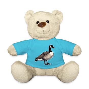 Canadian Goose Image - Teddy Bear - atoll blue - Front