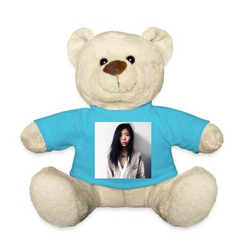 Porträt einer Frau 03 - Teddy - Atollblau - Vorne
