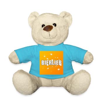 Bierlieb - square - Teddy - Atollblau - Vorne