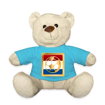 Niederlande Fußball - Teddy - Atollblau - Vorne