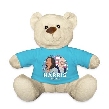 Élection de Harris Walz - Nounours - bleu outremer - Devant