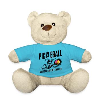 Pickleball, wo Freunde zerschmettert werden Cooles Skelett - Teddy - Atollblau - Vorne