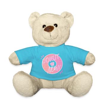 Donut stop me now! - Teddy Bear - atoll blue - Front