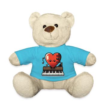 Piano Heart: Eine melodische Symphonie der Liebe - Teddy - Atollblau - Vorne