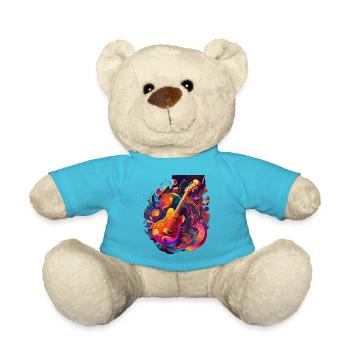 Eine psychedelische Explosion: Ausbruch von Farbe und Energie - Teddy - Atollblau - Vorne