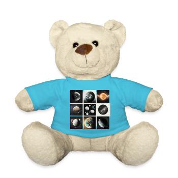 Jenseits des Gewöhnlichen: Eine Sammlung von Außerirdischen - Teddy - Atollblau - Vorne