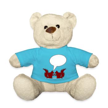 CREATE YOUR OWN RELATIONSHIP SAYINGS SQUIRREL - Teddy Bear - atoll blue - Front