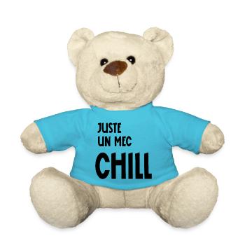 juste un mec chill - Nounours - bleu outremer - Devant
