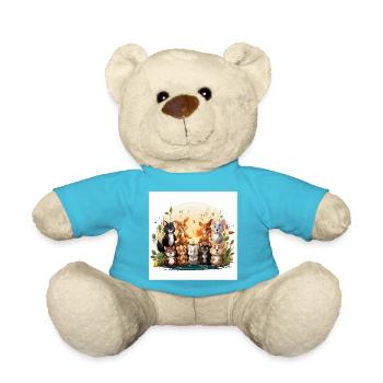 Die skurrilen Zauberer - Teddy - Atollblau - Vorne