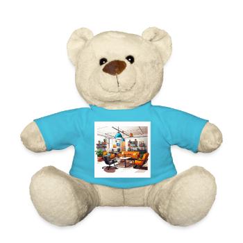 Dynamic Collaboration - Teddy Bear - atoll blue - Front