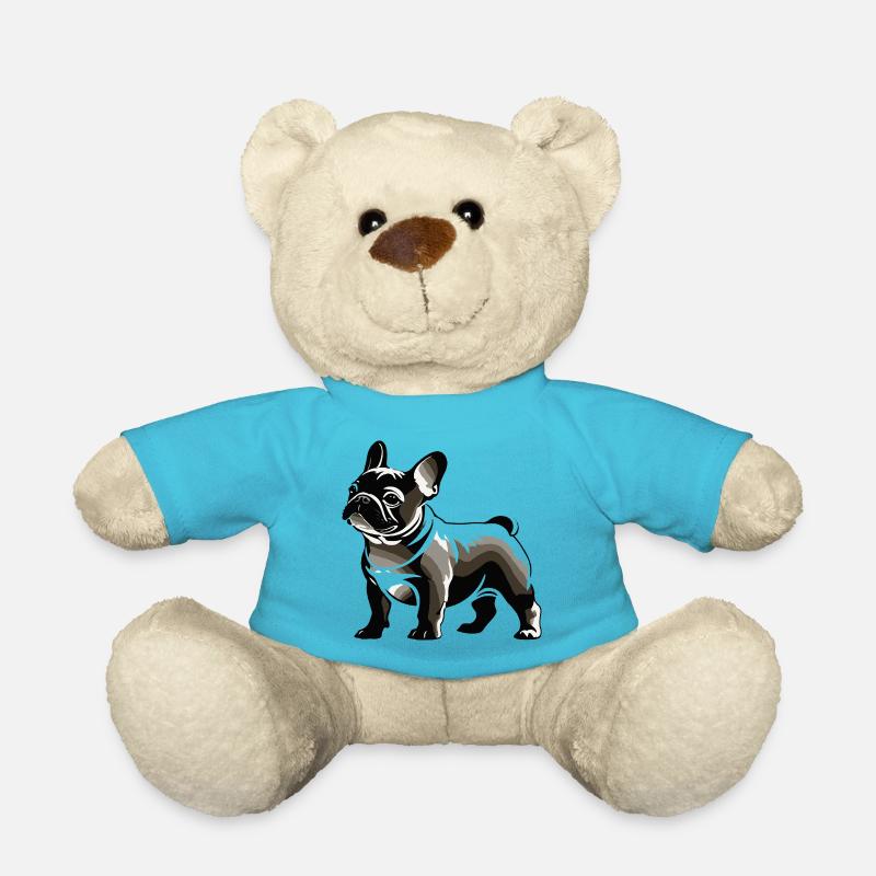 Bouledogue français - Pet Dog Design - Nounours - bleu outremer