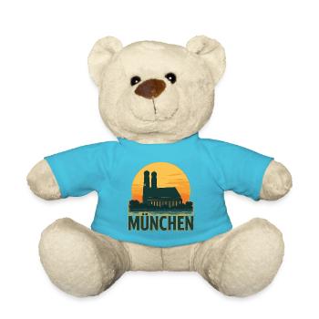 Munich - Teddy Bear - atoll blue - Front