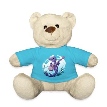 Ocean Melodies - Teddy Bear - atoll blue - Front