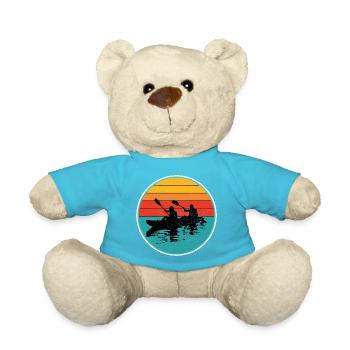 Sunset Kayak Duo Circle - Teddy Bear - atoll blue - Front