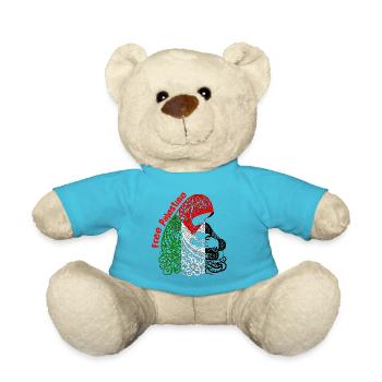 Palestine libre - Nounours - bleu outremer - Devant