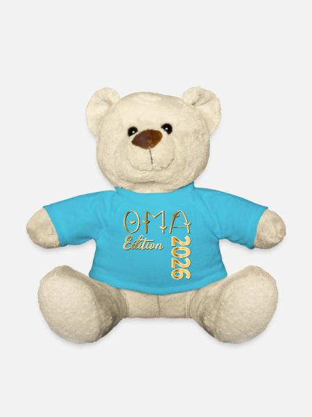 SCHRIFTZUG OMA 2026 - Teddy - Atollblau
