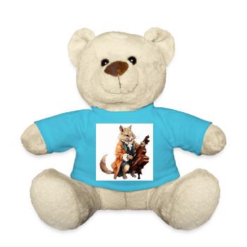 Le virtuose de l’écureuil musical - Nounours - bleu outremer - Devant