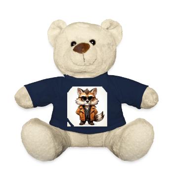 Der modische Waschbär-Designer - Teddy - French Navy - Vorne