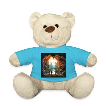 The Cave Explorers - Teddy Bear - atoll blue - Front