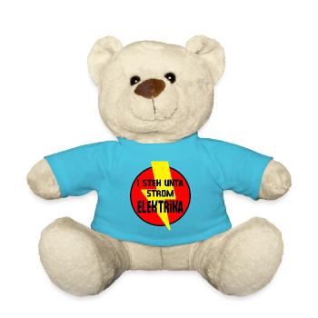 i steh unta Strom - Elektrika, Elektriker - Teddy - Atollblau - Vorne