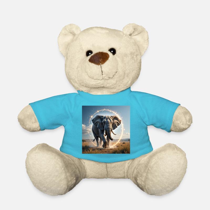 Krafttier Magischer Elefant - Teddy - Atollblau