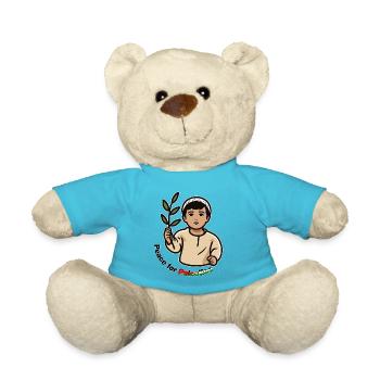 Palestine libre - Paix pour la Palestine - Nounours - bleu outremer - Devant
