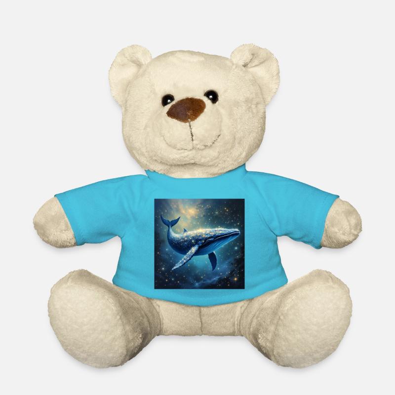 Krafttier Galaktischer Wal - Teddy - Atollblau