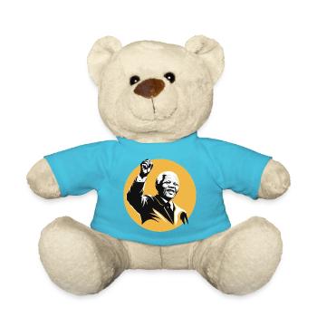 Nelson Mandela | Inspirativ - Teddy - Atollblau - Vorne