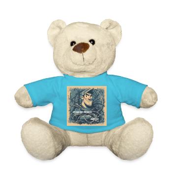 Morgens unter Hochspannung - Teddy - Atollblau - Vorne