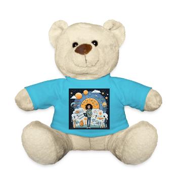 The Dreamers Planner - Teddy Bear - atoll blue - Front