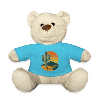 Desert Glow – Retro Silence - Teddy - Atollblau - Vorne